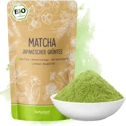 Matchapulver 100 g - 100 % natürliches Japan Matcha Tee - Tee-Kategorie: Premium Matcha Pulver ohne Zusätze, ideal für einen belebenden Start in den Tag oder eine entspannende Auszeit.
