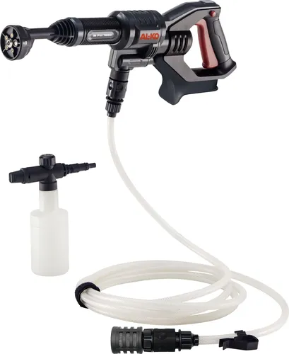 AL-KO PW 1850 Hochdruckreiniger - Akku-Hochdruckreiniger für flexible Anwendungen, 180 l/h Wasserfluss, max. 22 bar Druck und 5-in-1 Düse für optimale Reinigungsergebnisse.
