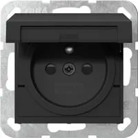 Gira Steckdosen Schwarz von Gira