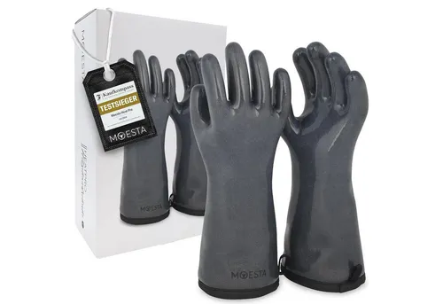 Grillhandschuhe HeatPro Gloves, Gr. L anthrazit, 2 Stück von Moesta BBQ