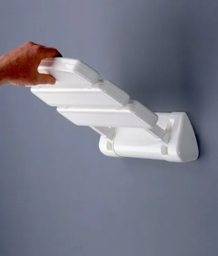 Duschklappsitz Weiss mit TÜV geprüfter Sicherheit