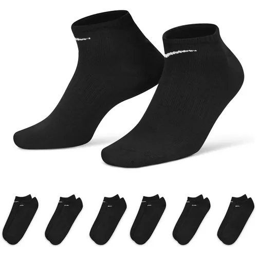 Nike Everyday Lightweight 6er Pack Socken (Größe 46 , schwarz)