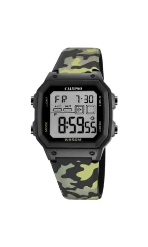 Calypso Sport Watch K5812/4 - Armbanduhren für Herren mit 50m Wasserresistenz, 2 Jahren Garantie und vielseitigen Digitalfunktionen – ideal für Sport und Freizeit.