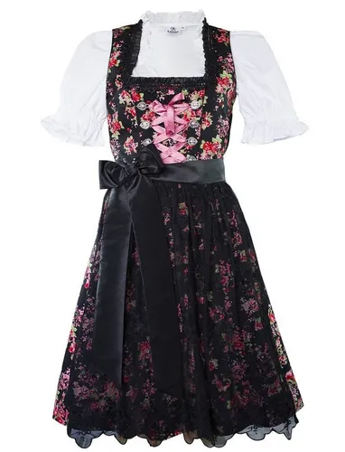 Edelnice Dirndl Estefania Blumen schwarz 34 in schwarz von Edelnice