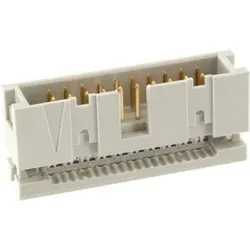 Wannenstecker Wsk16g, 16-pol., Grau, Rm 2,54 Mm, Din 41651 - Econ Connect