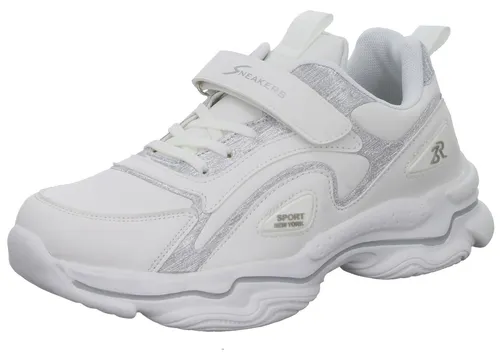 Sneakers Slipper/Kletthalbschuh (Casual) QXL2078-WH
