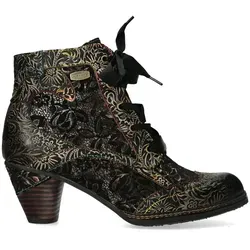 Laura Vita Schnürstiefeletten Damen 32313032333138 Braun 37 EU - Elegante Schnürstiefeletten von LAURA VITA in Braun, gefertigt aus hochwertigem Ledermix. Mit kleinem Trichterabsatz und bequemer Weite G für optimalen Tragekomfort.