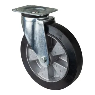 Schwerlastrolle L600.B80.250 - Transportgeräte & Rampen, robuste Lenkrolle mit 250 mm Durchmesser, Tragkraft bis 550 kg, ideal für schwere Lasten und vielseitige Anwendungen.