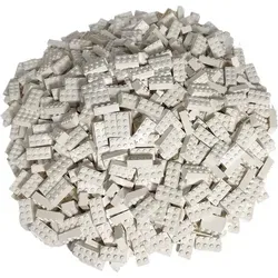 LEGO® 2x4 Steine Bausteine Weiß - 1000 Stück für kreatives Bauen - Lego Bausteine 2x4 in Weiß, 1000 Stück für grenzenlosen Spielspaß. Original LEGO Teile, ideal zur Erweiterung Ihrer Sammlung und Förderung der Kreativität.