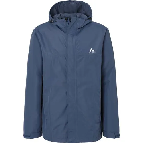McKINLEY Herren Regenjacke Carlide II – Wetterfest und Atmungsaktiv - Die McKINLEY Carlide II Regenjacke bietet optimalen Schutz bei jedem Wetter. Mit hoher Wassersäule und atmungsaktivem Material ist sie ideal für Outdoor-Abenteuer. Praktische Details wie verstellbare Kapuze und Ärmelbündchen runden das Design ab.