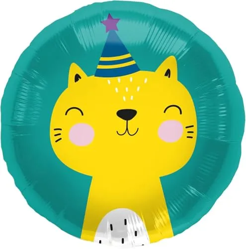 Folat 67919 - Folienballon - Congrats Line Art - 45 cm mit Automatikventil