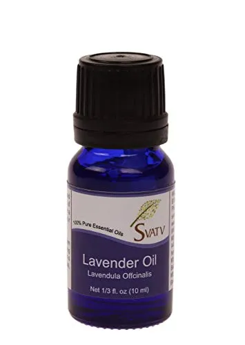 SVATV Ätherisches Lavendelöl, Aromatherapieöle in therapeutischer Qualität, Duftöl für Diffusor, Yoga, Massage und Heimwerker-Körperpflege, 10 ml