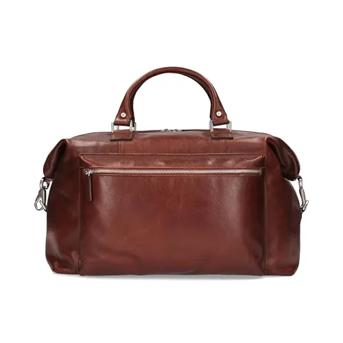 PICARD Reisetasche Buddy cognac 4235 - Eleganter Weekender - Reisetasche aus robustem Wasserbüffelleder, geräumiges Hauptfach mit Zweiwege-Reißverschluss, ideal für Wochenendausflüge und stilvolle Auftritte im Business.