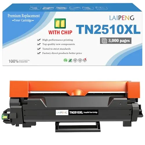 TN2510XL TN-2510XL Tonerkartusche Kompatibel für Brother HL-L2400DWE HL-L2445DW MFC-L2800DW MFC-L2827DW MFC-L2835DW MFC-L2860DW DCP-L2620DW DCP-L2627DW DCP-L2660DW DCP-L2665DW Drucker