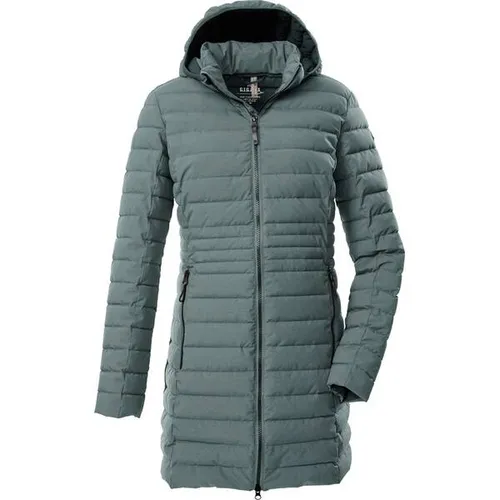 G.I.G.A. DX Damen Steppmantel Bacarya, Gr. 46, jade - Sportlicher Damen Funktionsparka, wasserabweisend, winddicht und atmungsaktiv, ideal für die Übergangszeit und hergestellt aus recycelten Materialien.