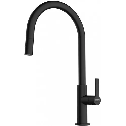 Franke Maris Slim J Küchenarmatur Schwarz in schwarz von Franke