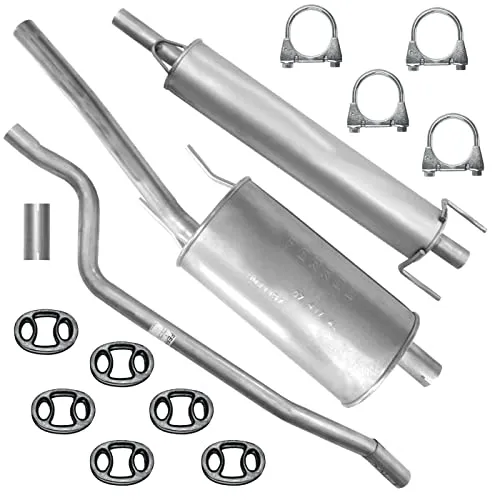 Ferroz Auspuffanlage Schalldämpferset Auspuff für Opel Combo Corsa C 1.4i 1.6i