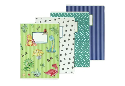 PAPIERDRACHEN Schulheft Schulhefte Set - DIN A4