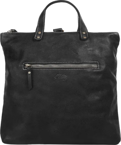 Cluty Umhängetasche echt Leder Damen - 3in1 Shopper & Rucksack - Umhängetasche aus 100% echtem Leder, Made in Italy. Multifunktional als Shopper, Rucksack oder Umhängetasche nutzbar - ideal für jeden Anlass!