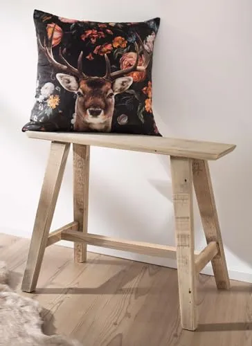 Dekoleidenschaft Hocker Used Look aus recyceltem Holz - Rustikaler Hocker aus recyceltem Holz, ideal als Blumenständer oder für Dekozwecke. Jedes Stück ist ein Unikat und bringt individuellen Charme in Ihr Zuhause.