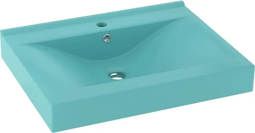 vidaXL Luxus-Waschbecken Matt-Hellgrün 60x46 cm in grün von vidaXL