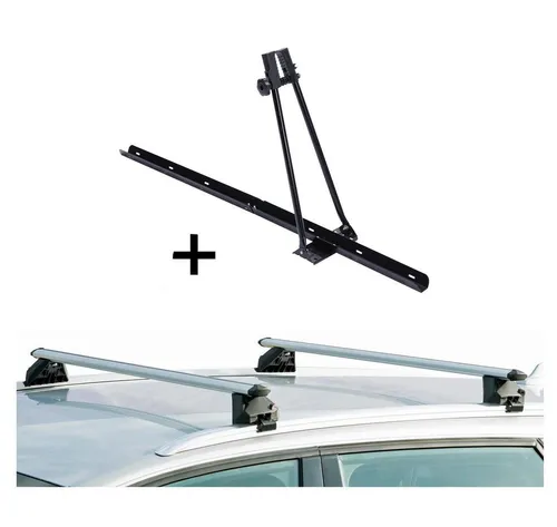 Fahrradträger ORION + Relingträger CRV120A für Chevrolet Spark ab 2010