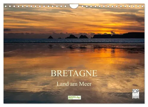 Monika Schwager | Bretagne - Land am Meer (Wandkalender 2026 DIN A4 quer),...