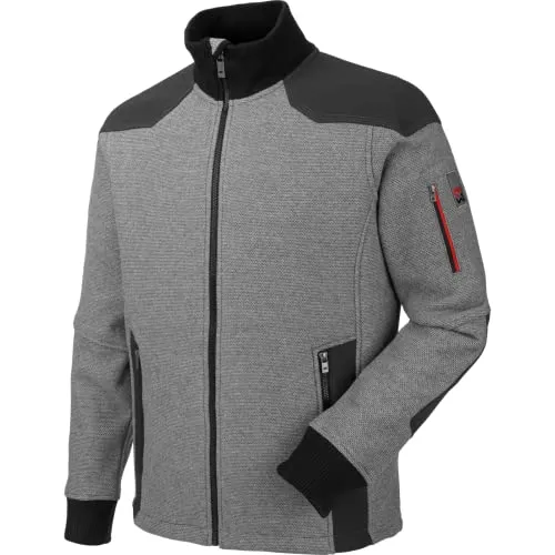 Würth MODYF Fleecejacke Nature - Übergangsjacke für Herren, bequeme und robuste Outdoor-Arbeitsjacke für Handwerker, warm und atmungsaktiv, ideal für jede Witterung.