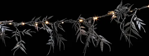 Lichterkette für Innenbereich, Pflanzenmotiv, 25 LED in gold von Fééric Lights and Christmas