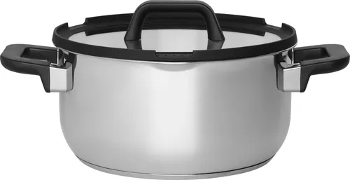Edelstahl-Topf mit Siebdeckel 24 cm