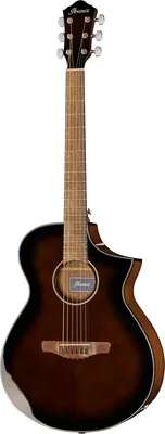 Ibanez AEWC11-DVS - Dark Violin Sunburst Westerngitarre - Westerngitarre mit exquisite Verarbeitung und hochwertigen Materialien, ideal für Spieler, die Wert auf Klang und Ästhetik legen.