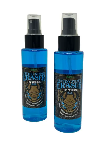  ALOE Stencil Eraser 2x100ml -Entferner TATTOO Stempel Matritze vegan 189,95€/L