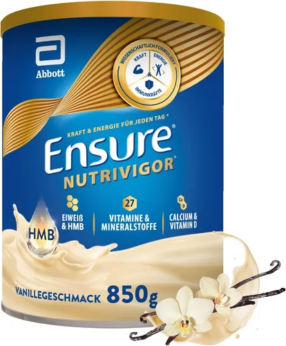 Ensure NutriVigor Vanille Shake – 850 g Nahrungsergänzungsmittel