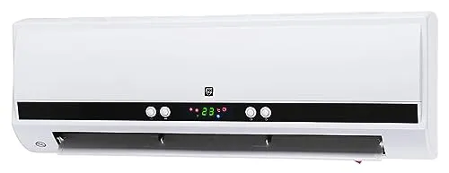 SHX PTC-Heizlüfter zur Wandmontage 2000W - 3 Heizstufen, elektronisches Thermostat und Fernbedienung für optimale Wärmesteuerung