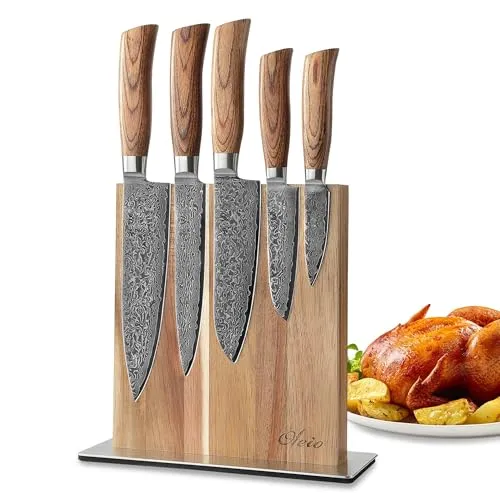 Wakoli Edib Pro 5er Damastmesser-Set mit Holzbox von Wakoli