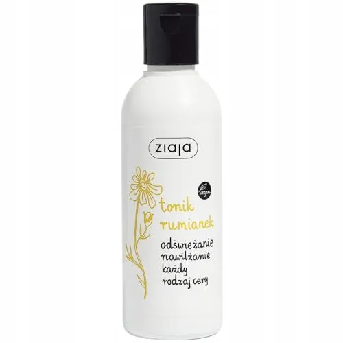 Ziaja Tönung mit Kamille 200ml - Gesichtsreiniger, sanfte Reinigung und intensive Feuchtigkeit für strahlende Haut