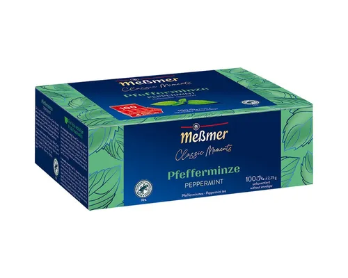 Meßmer Tee, Meßmer Classic Moments Pfefferminztee 100 Aufgussbeutel 225g