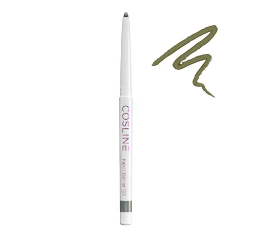 Cosline Cosmetics Kajal wasserfest, langanhaltend, cremig, 25 Farben, intensive Pigmentierung