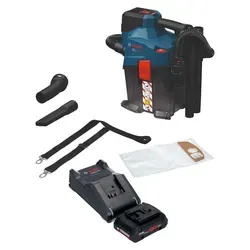 Bosch GAS 18V-6L S Akku Staubsauger mit ProCORE Akku - Kabelloser, tragbarer Staubsauger mit 6 l Volumen und kraftvollem 18 V ProCORE Akku. Ideal für flexibles, sauberes Arbeiten ohne Einschränkungen.