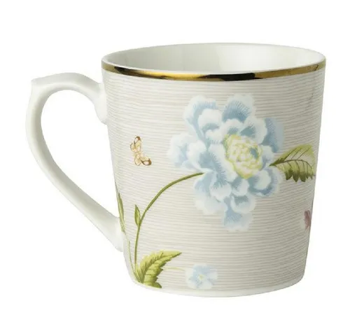 LAURA ASHLEY Tasse Henkelbecher Heritage Cobblestone Pinstripe (Groß)