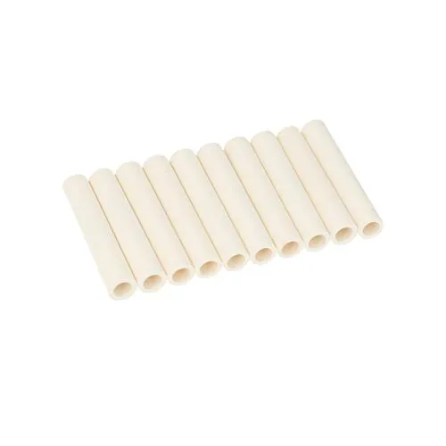 Lantelme 10 Stück Abstandshalter Kunststoff Set 55mm Länge Ø 10mm | Weiße Kunststoffhülse für Heimwerker | Distanzhülse Distanzstücke | Für Bauprojekte Modellbau Reparaturen Bastelarbeiten