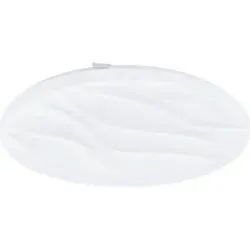 BENARIBA Wand- / Deckenleuchte, weiss - Lampen mit modernem Design, 55 cm groß und ideal für Wohnzimmer, Schlafzimmer oder Esszimmer. Die integrierten LEDs sorgen für warmweißes Licht und schaffen eine angenehme Atmosphäre.