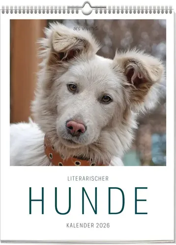 Literarischer Hunde - Kalender 2026: Wochenkalender - Hörbücher mit literarischen Hunden, perfekt für Hundeliebhaber und Literaturfreunde, um das Jahr mit inspirierenden Zitaten zu begleiten.