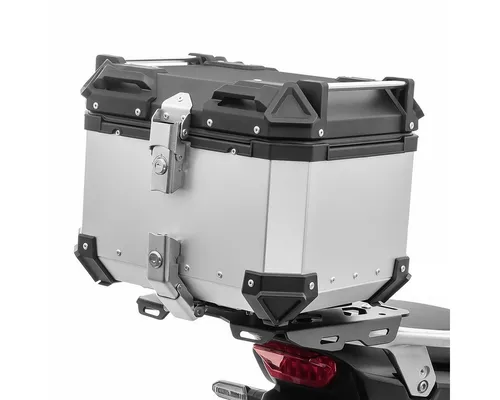 Bagtecs XB35 Aluminium Topcase 35 Liter für Motorräder - Hochwertiges 35 Liter Alu Topcase für Motorräder mit extra stabiler Bauweise. Ideal für sicheren Gepäcktransport und Adventure-Style. Wasserdicht und abschließbar für optimalen Schutz.