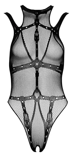 Fantasy By Cottelli Collection Body ouvert, Schwarz, S-L