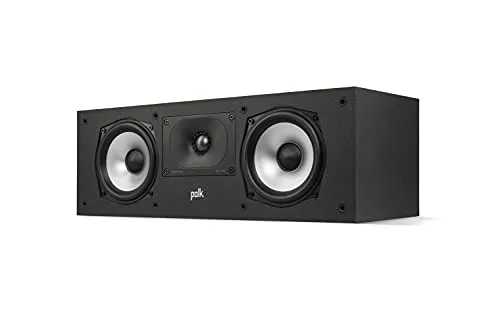 Polk Audio Monitor XT30 - Hi-Res Center Lautsprecher, kristallklare Dialoge und dynamischer Sound für Heimkinoerlebnisse