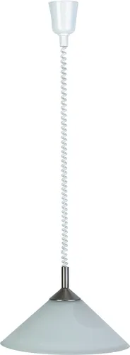 Pendelleuchte 1-flammig Ø 40 cm in Weiß/Alabaster - Deckenlampe mit elegantem Design, sorgt für warmes Licht und schafft eine gemütliche Atmosphäre in jedem Raum.