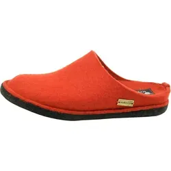 Haflinger Flair Soft Hausschuh Pantoffel, Wollfilz, Rubinrot, Größe 38 EU - Bequeme Hausschuhe aus hochwertigem Wollfilz für Damen und Herren. Mit anatomisch geformtem Fußbett und rutschfester Sohle für optimalen Komfort und Halt zu Hause.