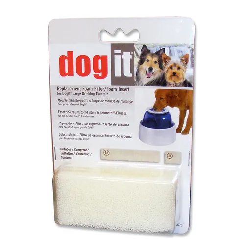 Dogit Ersatzfilter für großen Trinkbrunnen 10,5 l - 10,2x3,1x4,6 cm