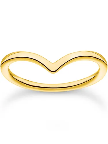 Thomas Sabo Damenring TR2393-413-39-56 V-Form Gr. 56 - Eleganter V-Form Ring aus hochwertigem Sterling Silber 925, ideal für modische Damen. Lieferung in stilvoller Geschenkbox.